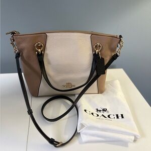 Coach Casey Crossbody - Color Block Chalk/Tan/Black
